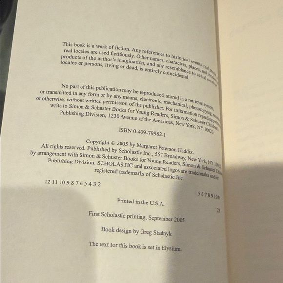 Among the Enemy by Margaret Peterson Haddix - Children’s book - Picture 3 of 4